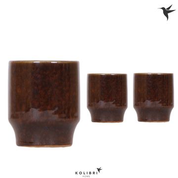 Pot KOLIBRI HOME CLASSY BROWN