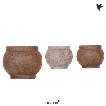 Pot KOLIBRI HOME ANCIENT BROWN