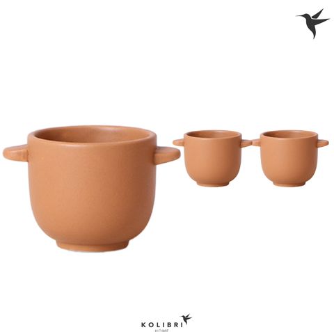 Pot KOLIBRI HOME EARS COGNAC