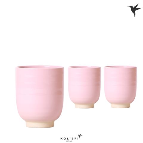 Pots KOLIBRI HOME GLAZED PINK