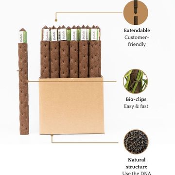 Pinne av mossa - Biodegradable pole