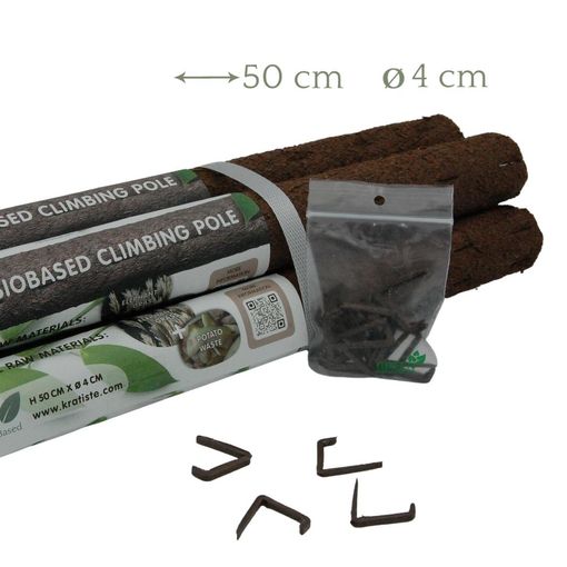 Bastão de musgo - biodegradable pole + clips